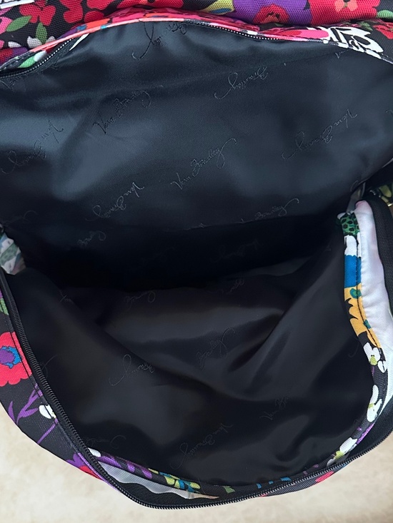 Vera Bradley Essential Large Canvas Backpack Hilo Meadow Floral Lightweight NWOT main image 15